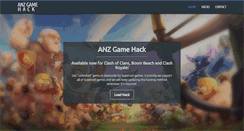 Desktop Screenshot of anzgame.com